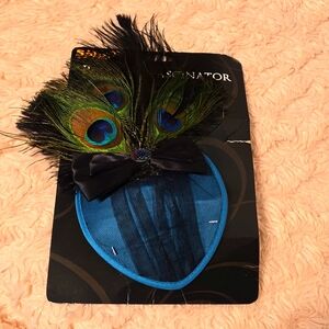 Peacock Hair Fascinator Halloween